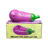 Mini Eggplant Ceramic Pipe - Designed By Fashion Craft - UK