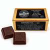 VaporizerHut Premium Dark Chocolate Squares – 16mg THC / 570mg CBD (2 Pieces, 20g) - Channel Islands Only