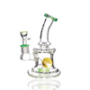 Calvo Mystic Orb Glass Bong Green - UK