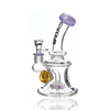Calvo Dragon Sphere Glass Bong Purple - UK