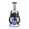 Calvo Yellow Horn Recycler Bong Blue - UK