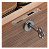 Cannaseur Cube Walnut Humidor with 4 Jars and Lock