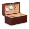 Cannaseur One Limited Edition Sapele Humidor with 1 Jar plus Accessory Storage and Lock