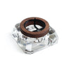 Marley Natural Black Walnut Wood & Clear Crystal Ash Tray