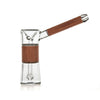 Marley Natural Glass & Walnut Bubbler