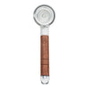 Marley Natural Glass & Walnut Bubbler