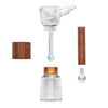 Marley Natural Glass & Walnut Bubbler