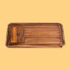 Marley Natural Black Walnut Wood Large Tray