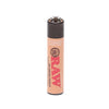 Raw Refillable Clipper Lighter & Integrated Poker - Natural