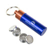 Storz & Bickel Capsule Caddy Key Chain with 4 Drip Liquid Dosing Capsules