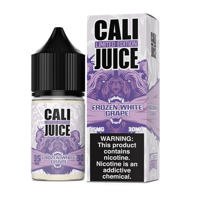 Cali Juice Frozen White Grape Nic Salt 30ml 35mg 50mg UK Cali Juice Frozen White Grape Nic Salt 30ml 35mg 50mg UK