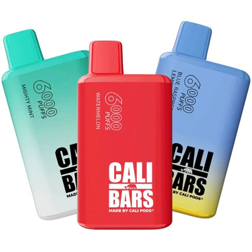 Cali Bars V2 Rechargeable Pod Vape 6000 Puffs (5%) with USB-C Chargi Cali Bars V2 Rechargeable Pod Vape 6000 Puffs (5%) with USB-C Chargi
