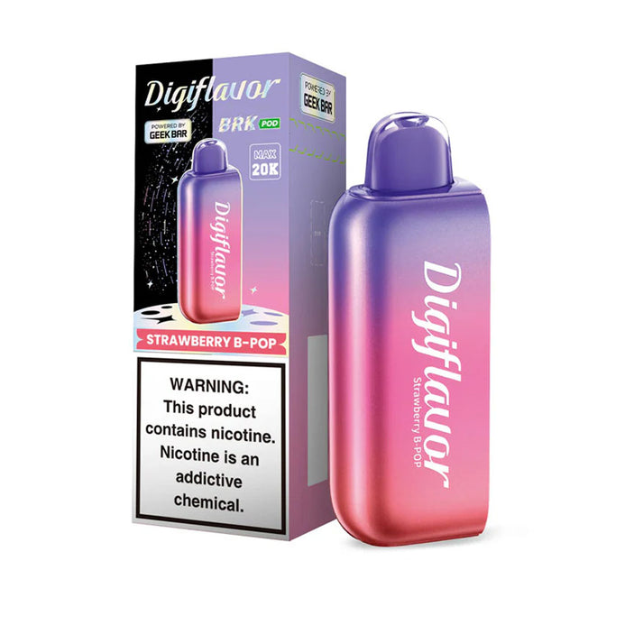 Digi Flavor BRK 20000k Puff Pod Powered by Geek Bar | Reusable Battery | 5% Nicotine UK Digi Flavor BRK 20000k Puff Pod Powered by Geek Bar | Reusable Battery | 5% Nicotine UK