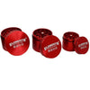 Elements - Red Aluminium 4 Part Grinder - Various Sizes - UK