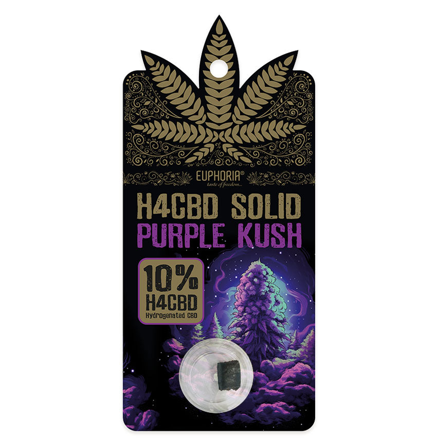 Euphoria 10% H4CBD Solid Purple Kush - H4CBD (Hydrogenated CBD) Euphoria 10% H4CBD Solid Purple Kush - H4CBD (Hydrogenated CBD)
