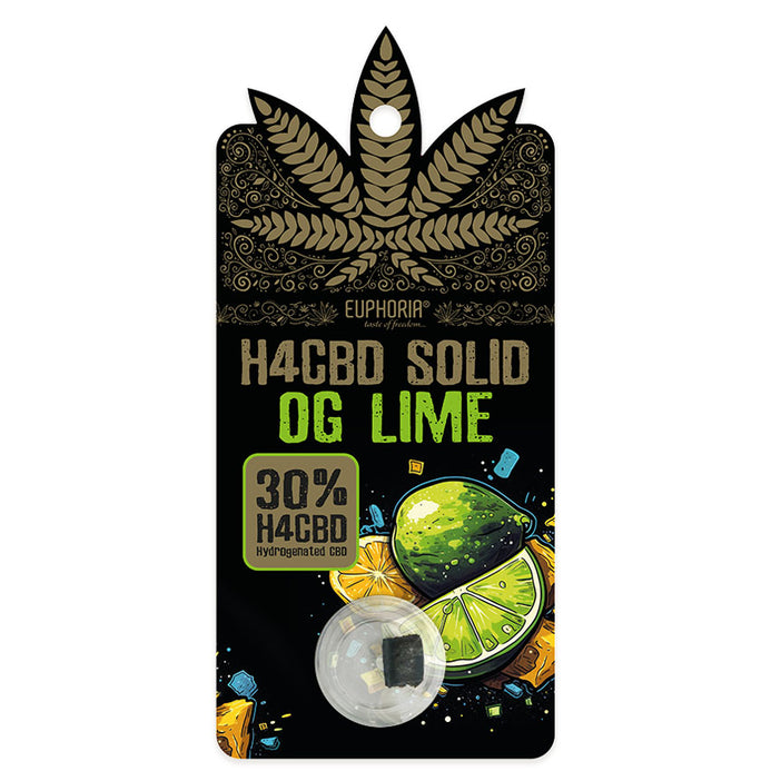 Euphoria 30% H4CBD Solid OG Lime - H4CBD (Hydrogenated CBD) Euphoria 30% H4CBD Solid OG Lime - H4CBD (Hydrogenated CBD)