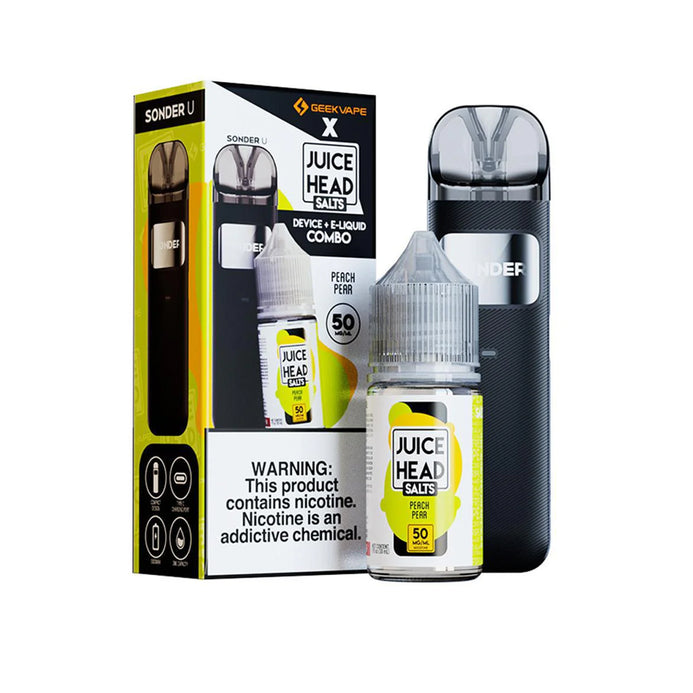 GeekVape Sonder U x Juice Head 1000mAh Pod System Starter Kit With Nic GeekVape Sonder U x Juice Head 1000mAh Pod System Starter Kit With Nic