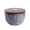 INHALE Marmo Jar – Premium Black Marble Herb Storage - UK