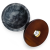 INHALE Marmo Jar – Premium Black Marble Herb Storage - UK