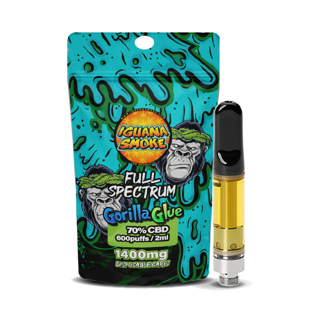 Iguana Smoke CBD Vape Cartridge Gorilla Glue 1400mg 2ml | VaporizerHut Iguana Smoke CBD Vape Cartridge Gorilla Glue 1400mg 2ml | VaporizerHut