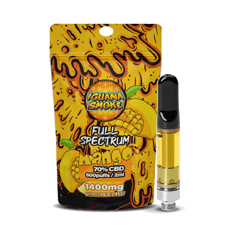 Iguana Smoke CBD Vape Cartridge Strawberry 1400mg 2ml | VaporizerHut Iguana Smoke CBD Vape Cartridge Strawberry 1400mg 2ml | VaporizerHut