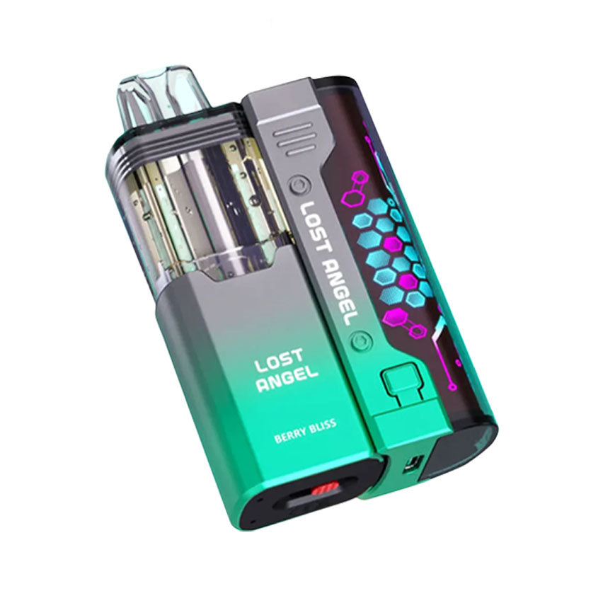 Lost Angel Mate 50K Vape Kit 20ml | Up to 50,000 Puffs | Reusable Battery | 5% Nicotine UK Lost Angel Mate 50K Vape Kit 20ml | Up to 50,000 Puffs | Reusable Battery | 5% Nicotine UK