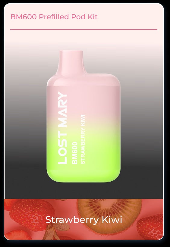 Lost Mary BM600 Pre Filled Pod Kit 600 puffs - UK - VaporizerHut Lost Mary BM600 Pre Filled Pod Kit 600 puffs - UK - VaporizerHut