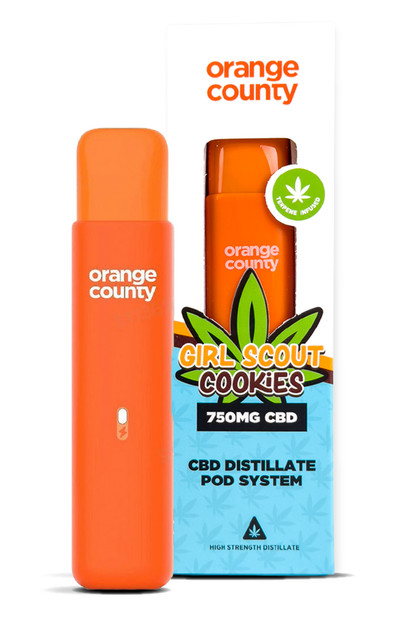 Orange County Gelato CBD Pod 750mg | THC Free Vape UK
