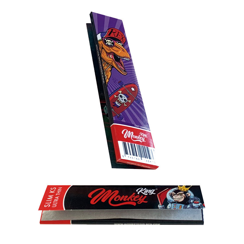 King Paper Monkey King Wood King Size Slim Rolling Papers - UK