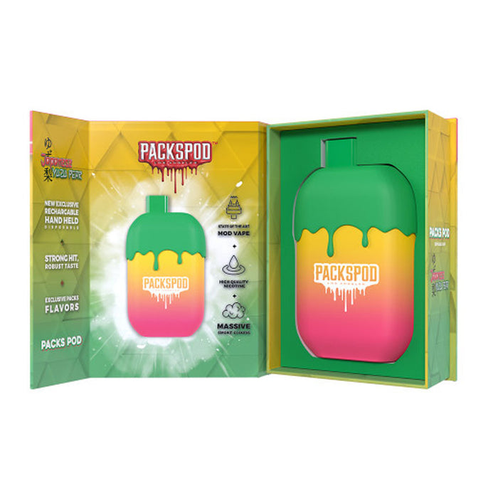 Packwood Packspod 5000 Rechargeable Pod Vape 5% Salt Nic - 3 for 2 Packwood Packspod 5000 Rechargeable Pod Vape 5% Salt Nic - 3 for 2
