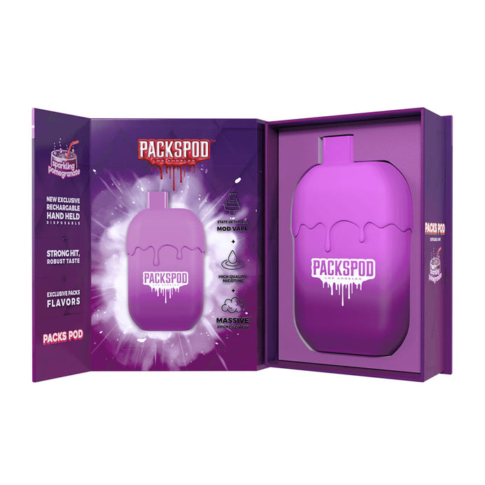 Packwood Packspod 5000 Rechargeable Pod Vape 5% Salt Nic - 3 for 2 Packwood Packspod 5000 Rechargeable Pod Vape 5% Salt Nic - 3 for 2