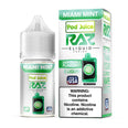 Pod Juice x RAZ Salt Nic - Miami Mint - 35mg - 55mg - 30ml bottle - UK