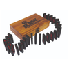 RAW Double Six Domino Set – 28 Piece Wooden Box – UK