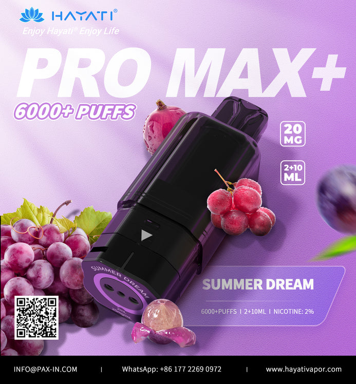 Buy Hayati Pro Max + Pods 6000 Puffs 2% Nicotine in UK | Vaporizer Hut Buy Hayati Pro Max + Pods 6000 Puffs 2% Nicotine in UK | Vaporizer Hut