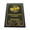 VaporizerHut Premium Dark Chocolate Squares – 97.5mg THC / 3,442.6mg CBD (6 Pieces, 60g) - Channel Islands Only