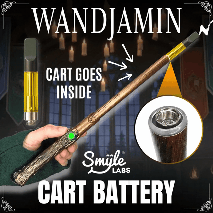 wizard wand vape battery Wandjamin Cart Battery By Smyle Labs 510 Vape