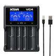 XTAR VC4 Charger with LCD Display Screen