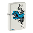 Santa Cruz Skateboards White Matte Zippo Lighter