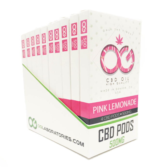 OG CBD Pink Lemonade Pods (Pack of 4) UK OG CBD Pink Lemonade Pods (Pack of 4) UK