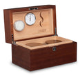 Cannaseur One Limited Edition Sapele Humidor with 2 Jars and Lock