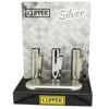 Clipper Metal Flint Lighter - Silver