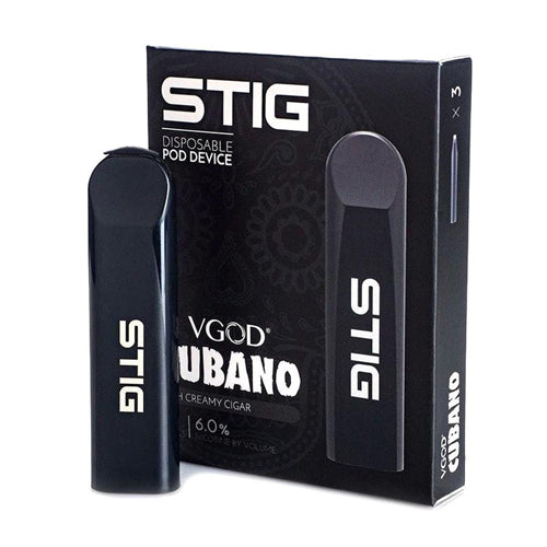 Stig VGOD Cubano Pod Device 60mg Pack of 3 - UK - VaporizerHut Stig VGOD Cubano Pod Device 60mg Pack of 3 - UK - VaporizerHut