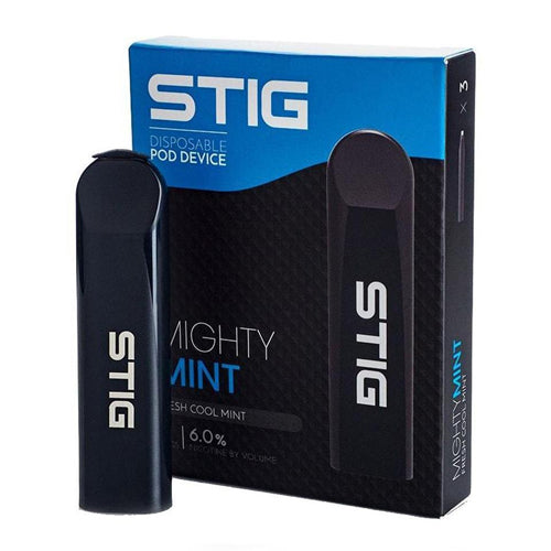 STIG VGOD Mighty Mint Rechargeable Pod Vape Device 3 Pack - 3 for 2 STIG VGOD Mighty Mint Rechargeable Pod Vape Device 3 Pack - 3 for 2